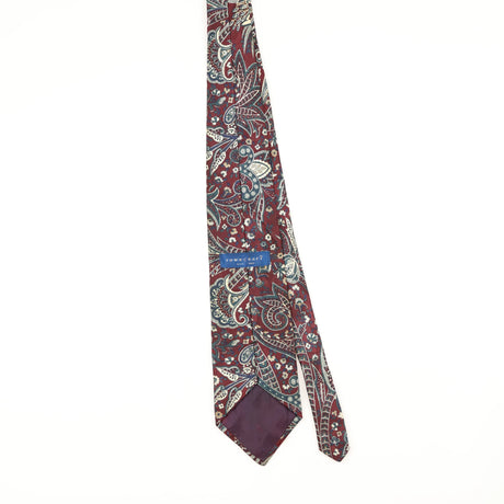 Back of Vintage 1990's Paisley Patterned Tie