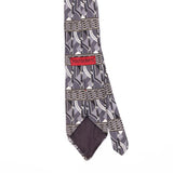 Back Back Detail of Vintage 1990's Geometric Patterned Tie