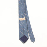 Back Back Detail of Vintage 1990's Valentino Geometric Patterned Tie