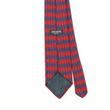 Back Detail of Vintage 1990's Geometric Patterned Tie