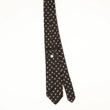 Back Back of Vintage 1990's Saks Fifth Avenue Geometric Patterned Tie