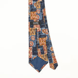 Back Back Detail of Vintage 1990's Floral Patterned Tie