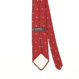 Back Detail of Vintage 1990's Christian Dior Geometric Patterned Tie