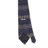 Back Back Detail of Vintage Puritan Striped Patterned Tie