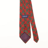 Back Detail of Vintage 1990's Gant Paisley Patterned Tie