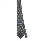Back Back of Vintage 1990's Foulard Geometric Patterned Tie