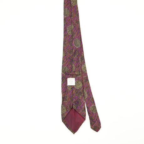 Back Back of Vintage 1990's Floral Patterned Tie
