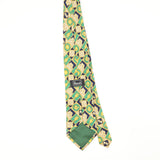 Back Back of Vintage 1990's Harrods Geometric Patterned Tie