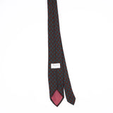 Back Back of Vintage 1980's Paisley Patterned Tie