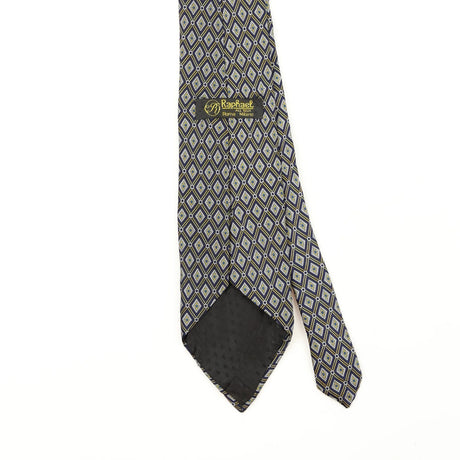 Back Back Detail of Vintage 1990's Geometric Patterned Tie