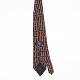 Back Back of Vintage 1990's Haggar Geometric Patterned Tie