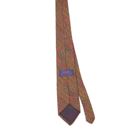 Back of Vintage 1990's Paisley Patterned Tie