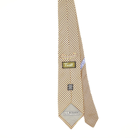 Back of Vintage 1990's Jz Richards Geometric Patterned Tie
