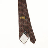 Back Back Detail of Vintage 1980's Countess Mara Geometric Patterned Tie