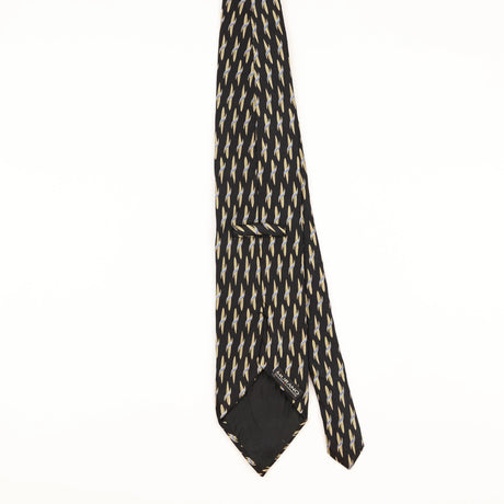 Back of Vintage 1990's Murano Geometric Patterned Tie
