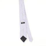 Back of Vintage Hugo Boss Geometric Patterned Tie