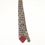 Back Back of Vintage 1990's Geometric Patterned Tie
