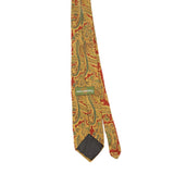 Back Back of Vintage 1990's Paisley Patterned Tie