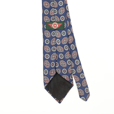 Back Back Detail of Vintage 1990's Geometric Patterned Tie