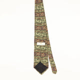 Back of Vintage 1990's Bill Blass Geometric Patterned Tie