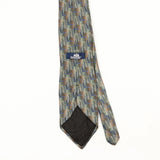 Back Back Detail of Vintage 1990's Stafford Geometric Patterned Tie