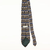 Back of Vintage 1990's Stafford Geometric Patterned Tie