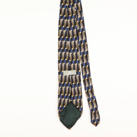 Back of Vintage 1990's Stafford Geometric Patterned Tie