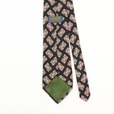 Back Detail of Vintage Ralph Lauren Geometric Patterned Tie