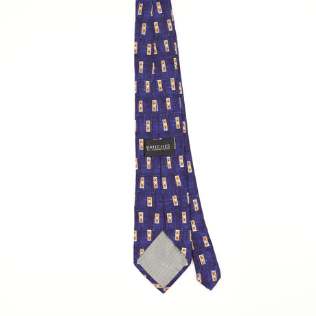Back Back of Vintage 1990's Geometric Patterned Tie