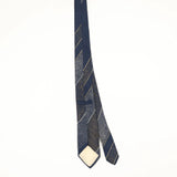Back Back of Vintage 1990's Vitaliano Pancaldi Striped Patterned Tie