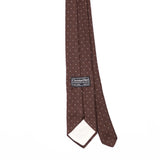 Back Back Detail of Vintage 1980's Christian Dior Polka Dot Patterned Tie