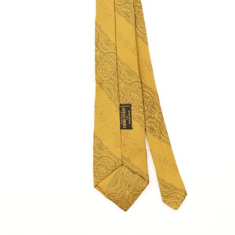 Back Detail of Vintage 1980's Haband Geometric Patterned Tie