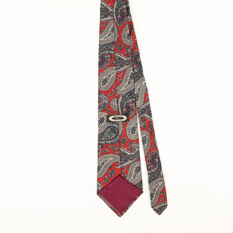 Back of Vintage 1990's Paisley Patterned Tie