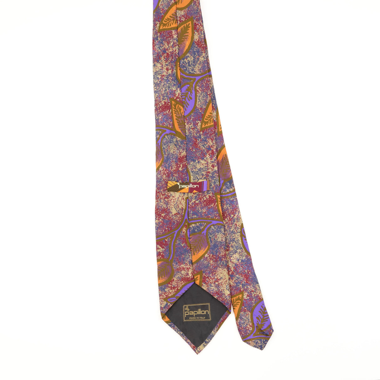 Back of Vintage 1990's Abstract Patterned Tie