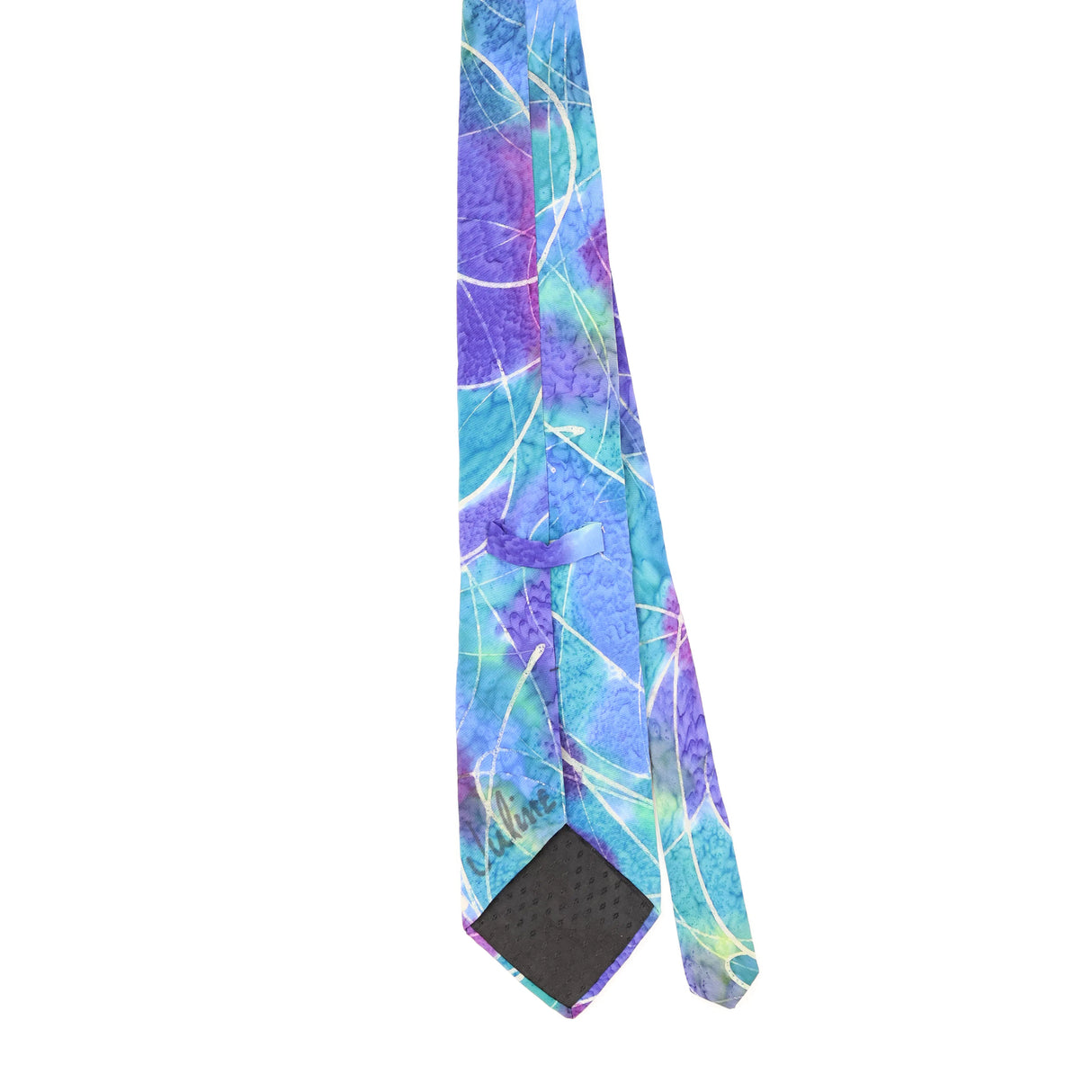 Back Back of Vintage 1990's Abstract Patterned Tie