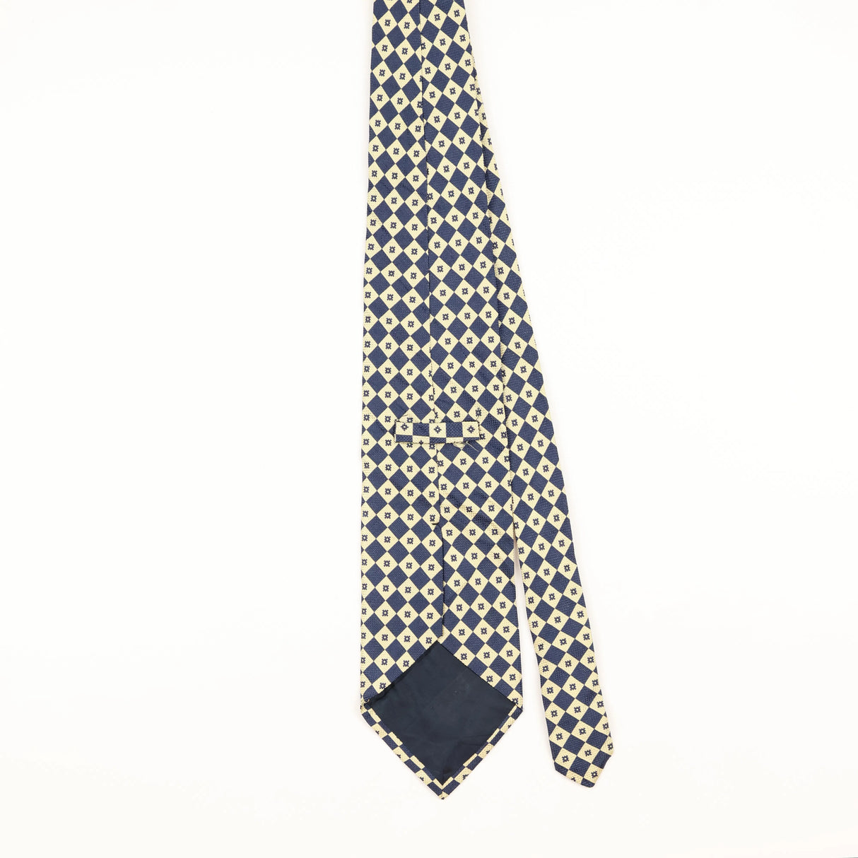 Back of Vintage 1990's Geometric Patterned Tie