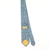Back of Vintage 1990's Yves Saint Laurent Geometric Patterned Tie
