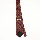 Back Back of Vintage 1990's Check Patterned Tie