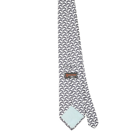 Back Back of Vintage 1990's Tie Rack Beaufort Geometric Patterned Tie