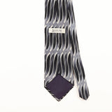 Back Detail of Vintage Geometric Patterned Tie