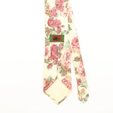 Back Detail of Vintage 1990's Boston Traders Floral Patterned Tie