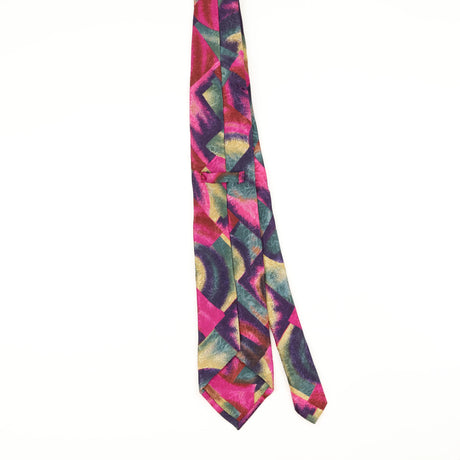Back of Vintage 1980's Abstract Patterned Tie