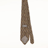 Back of Vintage 1990's Robert Talbott Geometric Patterned Tie