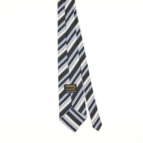 Back of Vintage 1980's Tootal Striped Patterned Tie