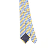 Back Back Detail of Vintage 1990's Ermenegildo Zegna Striped Patterned Tie
