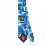 Back Back Detail of Vintage Jerry Garcia Sun Movement Abstract Patterned Tie