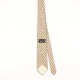 Back of Vintage Striped Patterned Tie