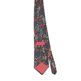 Back Back of Vintage 1990's Bugle Boy Abstract Patterned Tie