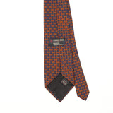 Back Detail of Vintage 1990's Ferrell Reed Geometric Patterned Tie