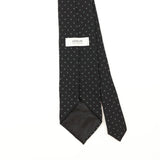 Back Detail of Vintage Giorgio Armani Polka Dot Patterned Tie